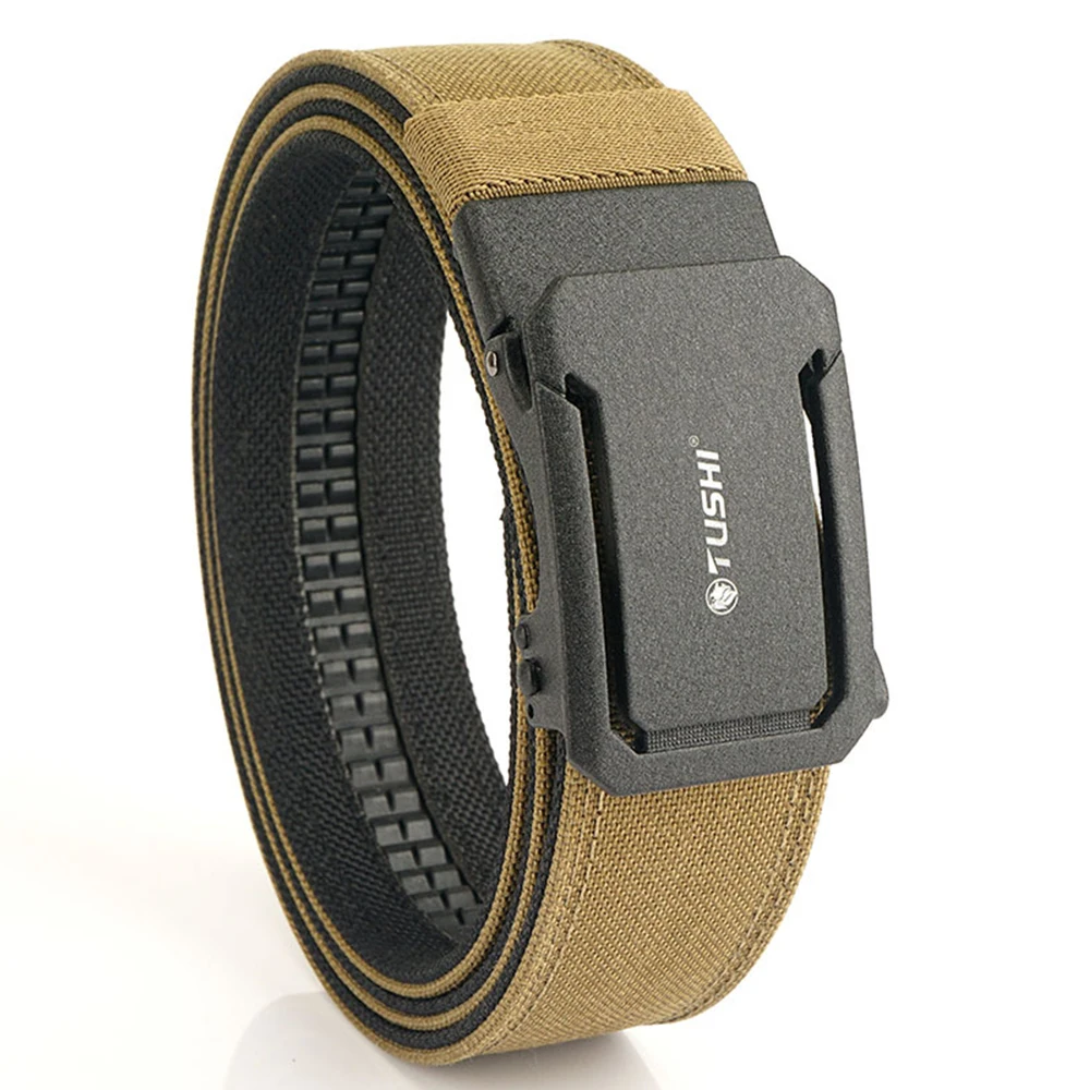 TUSHI Army Tactical Belt Quick Release Military Airsoft Training Molle Belt Outdoor Shooting Hiking Hunting Sports Belt