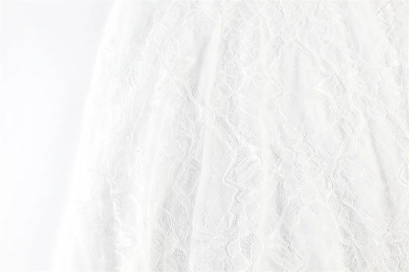 CNYISHE Lace Sheer Elegant A-Line Sexy Club Women Long Skirts Summer/Spring Skinny High Waist Fashion Casual Sea Holiday Female