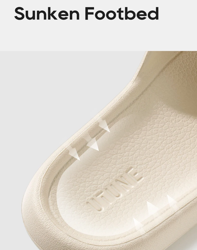 UTUNE Retro Slippers Woman EVA Light Soft Simple Home Indoor Slides Silent Anti-slip Specially Designed Comfortable Shoes