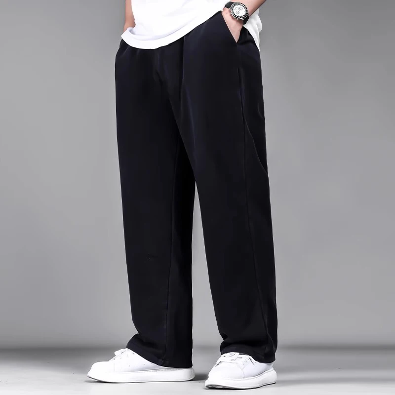 1XL-7XL Plus Size Men's Pants 110-180KG Cotton Thin Jogger Pants Men Casual Loose Elastic Waist Trousers Autumn Male Clothing