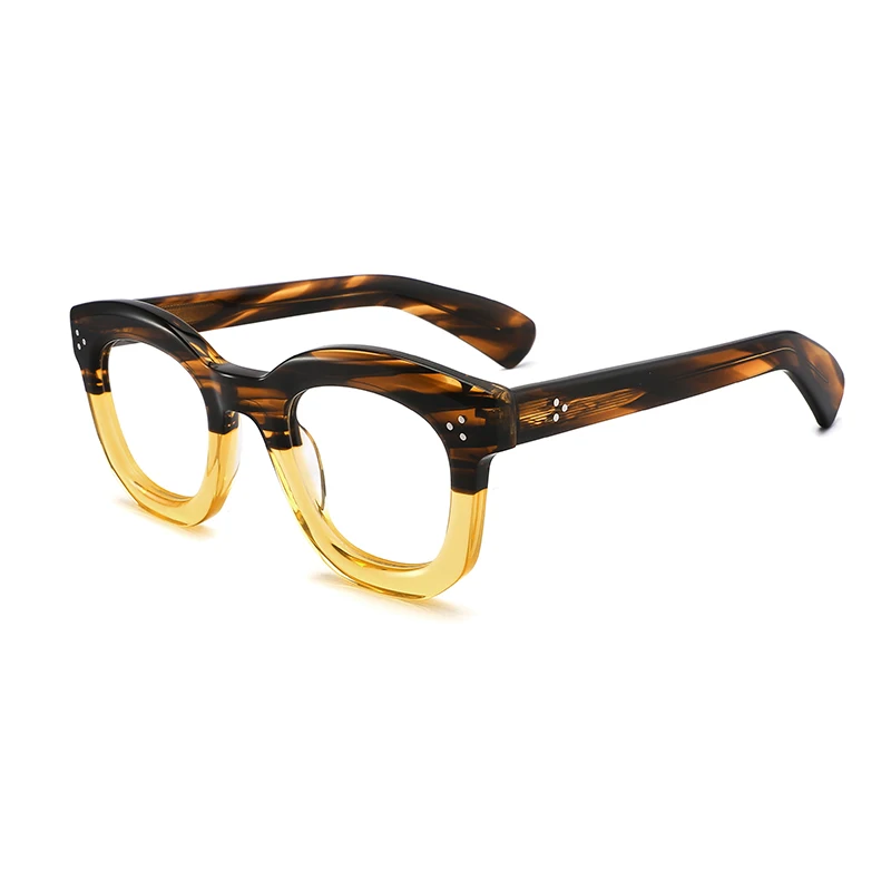 Gatenac Handmade Acetate Glasses Frame Men 2025 New Quality Vintage Eyeglasses Frame Women Retro Luxury Brand Designer Eyewear