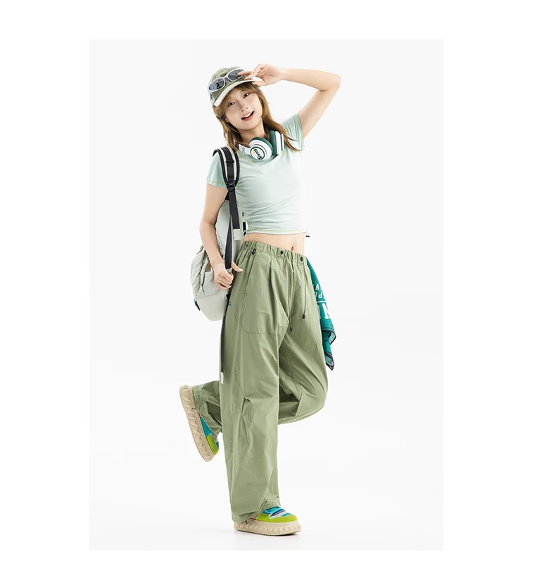 Outdoor Quick Dry Lightweight Casual Pant Men Women Fashion Loose Sport Techwear Cargo Pants Jogger Sweatpants Couple Trousers