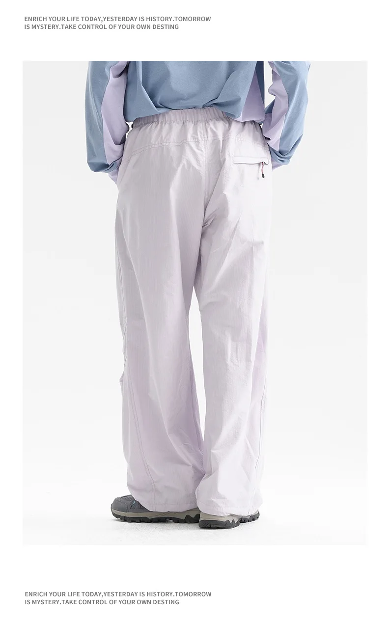 Outdoor Quick Dry Lightweight Casual Pant Men Women Fashion Loose Sport Techwear Cargo Pants Jogger Sweatpants Couple Trousers