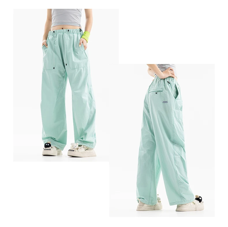 Outdoor Quick Dry Lightweight Casual Pant Men Women Fashion Loose Sport Techwear Cargo Pants Jogger Sweatpants Couple Trousers