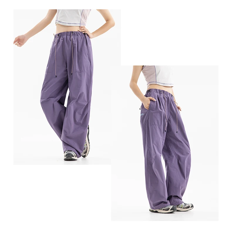 Outdoor Quick Dry Lightweight Casual Pant Men Women Fashion Loose Sport Techwear Cargo Pants Jogger Sweatpants Couple Trousers
