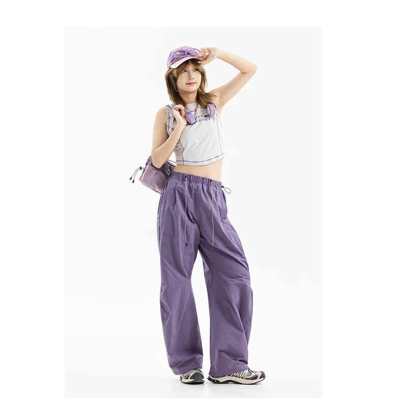 Outdoor Quick Dry Lightweight Casual Pant Men Women Fashion Loose Sport Techwear Cargo Pants Jogger Sweatpants Couple Trousers