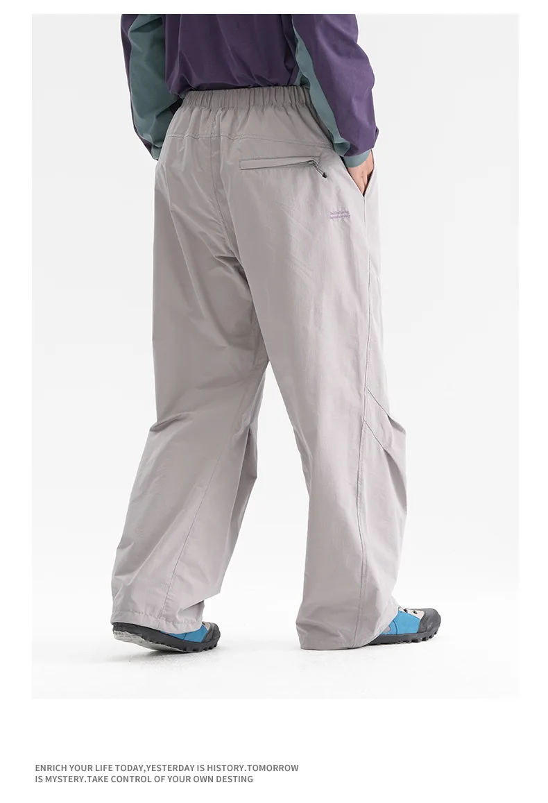 Outdoor Quick Dry Lightweight Casual Pant Men Women Fashion Loose Sport Techwear Cargo Pants Jogger Sweatpants Couple Trousers