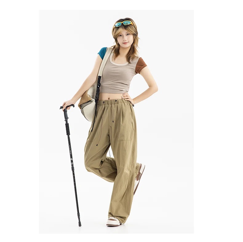 Outdoor Quick Dry Lightweight Casual Pant Men Women Fashion Loose Sport Techwear Cargo Pants Jogger Sweatpants Couple Trousers
