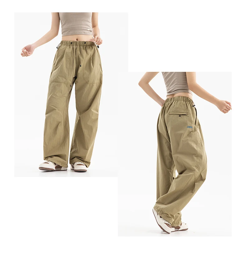 Outdoor Quick Dry Lightweight Casual Pant Men Women Fashion Loose Sport Techwear Cargo Pants Jogger Sweatpants Couple Trousers