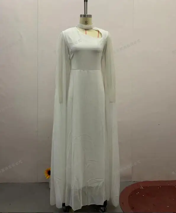 Party Dresses Women Long Dress Round Collar Solid Color Lace Up Tight Waist A Line 2025 Female Vestidos Temperament Maxi Gown