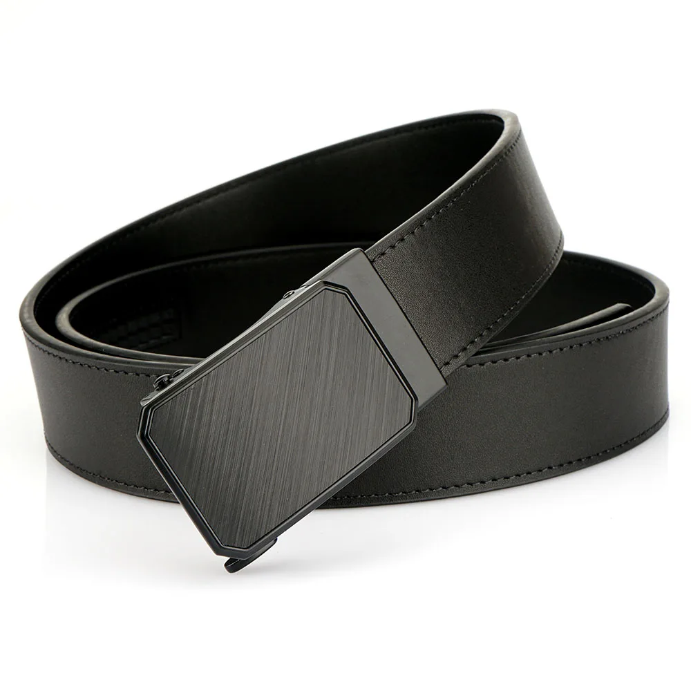 TUSHI Genuine Leather Tactical Belt Luxury Automatic Buckle Belt for Men Belt Designer Belts Men High Quality IPSC Girdle Male