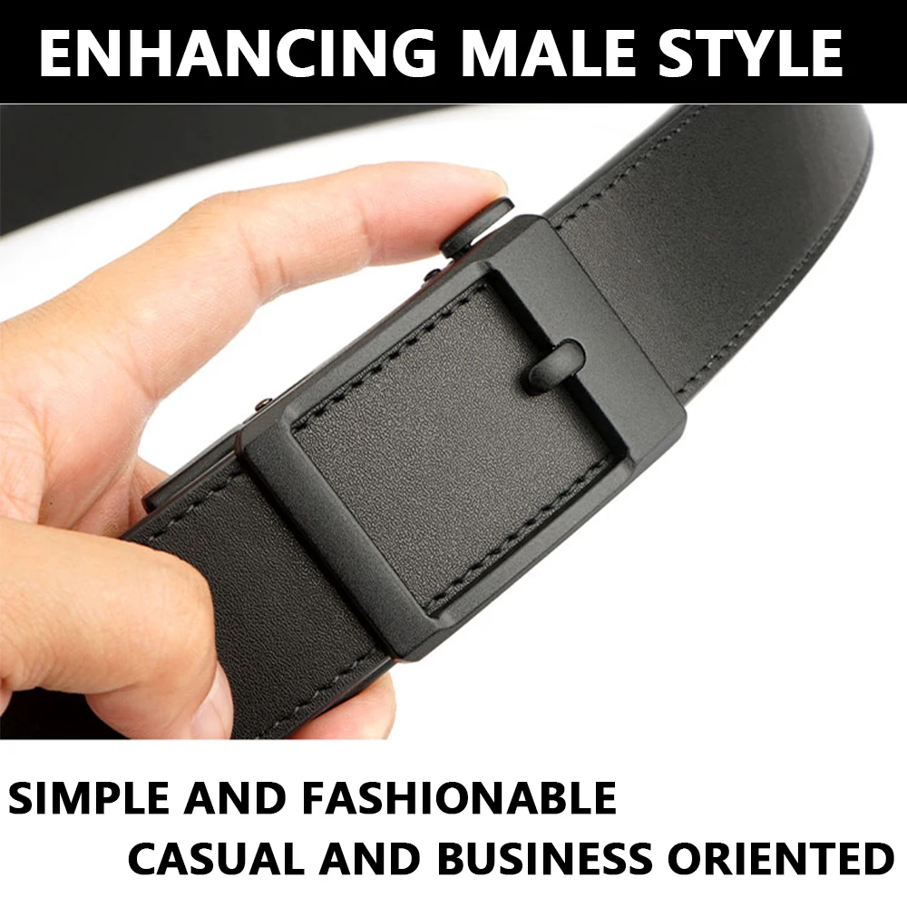 TUSHI Genuine Leather Tactical Belt Luxury Automatic Buckle Belt for Men Belt Designer Belts Men High Quality IPSC Girdle Male