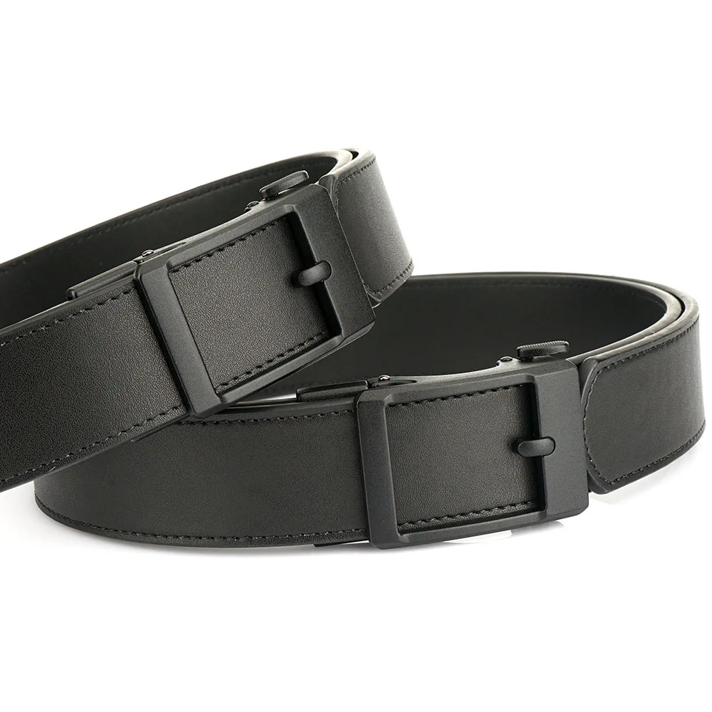 TUSHI Genuine Leather Tactical Belt Luxury Automatic Buckle Belt for Men Belt Designer Belts Men High Quality IPSC Girdle Male