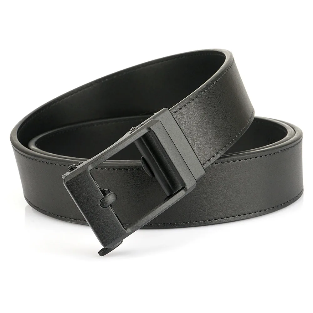 TUSHI Genuine Leather Tactical Belt Luxury Automatic Buckle Belt for Men Belt Designer Belts Men High Quality IPSC Girdle Male