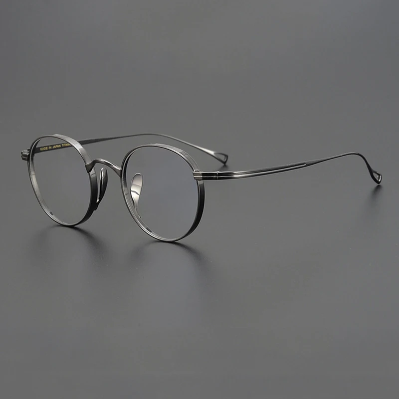 Vintage Pure Titanium Reading Glasses Men Ultra Light Anti Blue Light Prescription Glasses Frames Women Myopia Hyperopia Eyewear