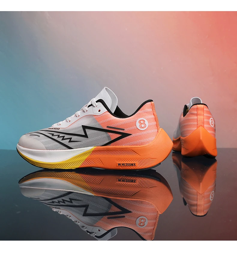 Running Shoes Men High Quality Full Palm Carbon Plate Cushion Professional Training Shoes Lightweight Wear-Resistant Sneakers