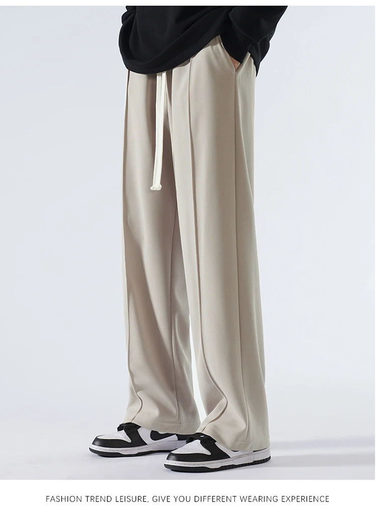 190 Cm Tall Men's Pants Straight Summer Trouser Male Extra Long Leg Length 115 110cm Lengthed Casual Fashion 200cm Thin Teenager