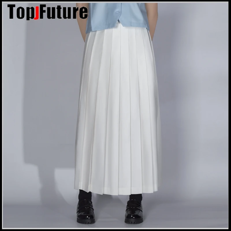 80cm 90cm SUPER LONG Japanese School Uniforms Women Pleated JK Suit Bad Girl Preppy Student Girls Academy Style Long Skirt