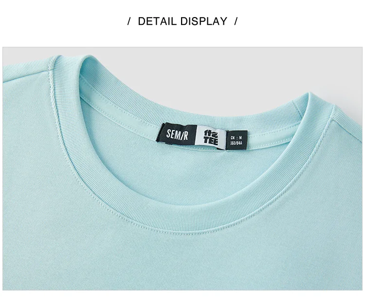 Semir Vacation Style Short Sleeve T-Shirt Women Petite Fit Cooling Print 2025 New Summer Beachwear Ideal for Tropical Holidays