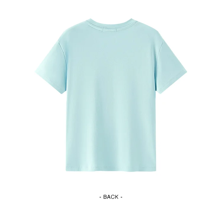 Semir Vacation Style Short Sleeve T-Shirt Women Petite Fit Cooling Print 2025 New Summer Beachwear Ideal for Tropical Holidays