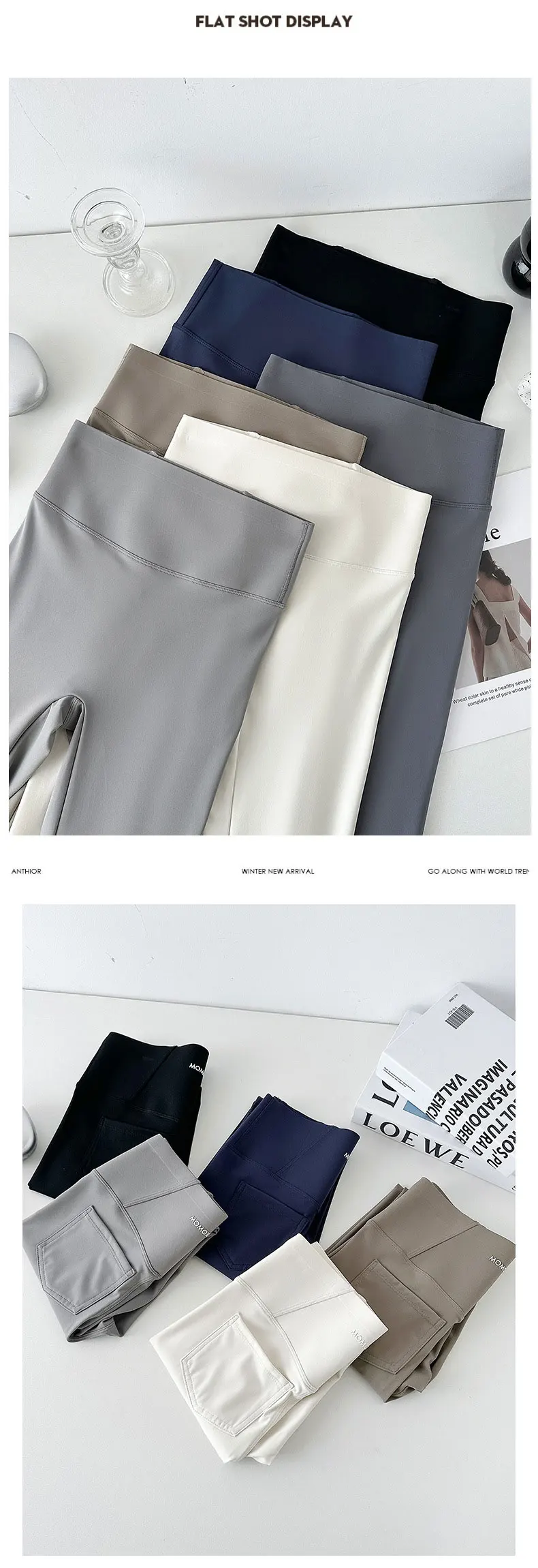 BIVIGAOS 2026 Spring Summer Back Pocket Sharkskin Leggings Women White Tight Casual Sport Fitness Leggings Skinny Pencil Pants