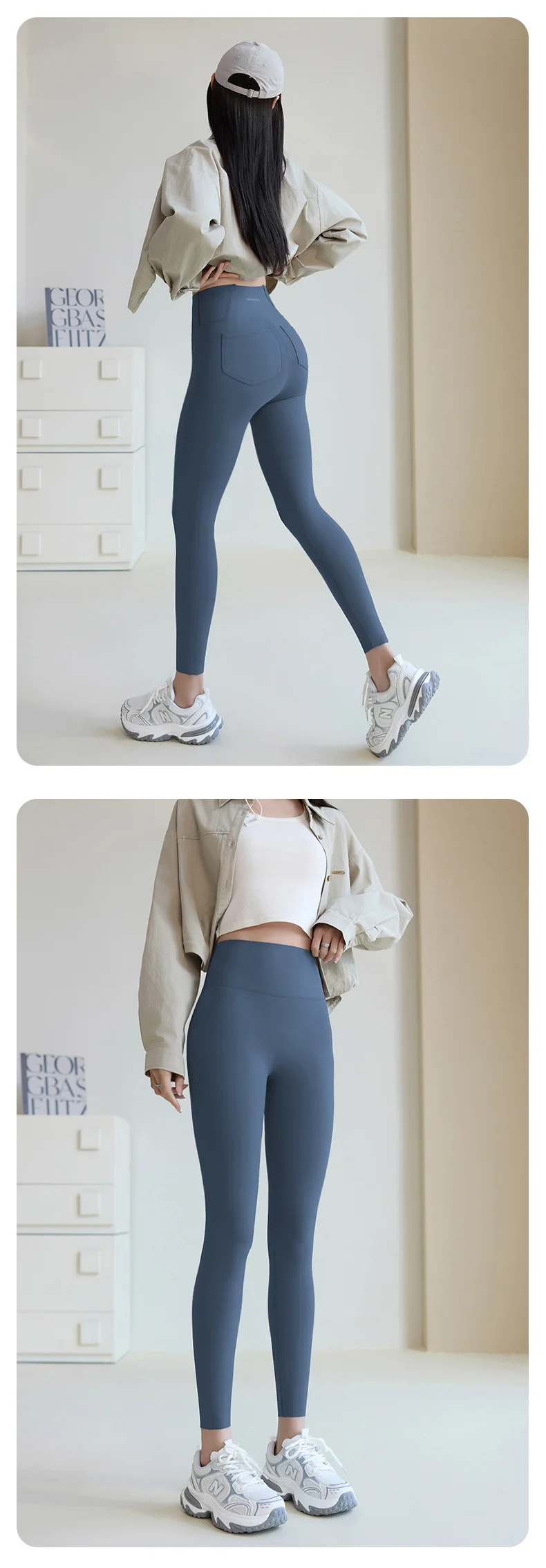 BIVIGAOS 2026 Spring Summer Back Pocket Sharkskin Leggings Women White Tight Casual Sport Fitness Leggings Skinny Pencil Pants