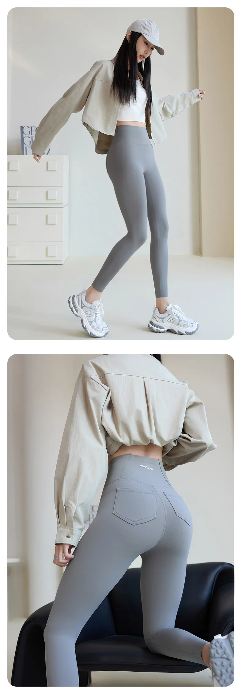 BIVIGAOS 2026 Spring Summer Back Pocket Sharkskin Leggings Women White Tight Casual Sport Fitness Leggings Skinny Pencil Pants