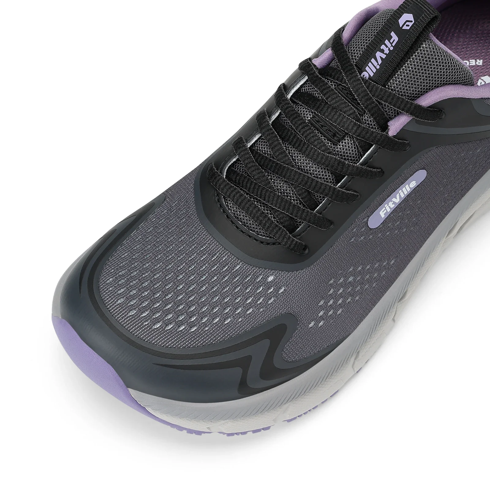 Fitville Women'S Walking Shoes Wide Toe Box Sneakers Non-Slip Athletic Tennis Running Shoes For Swollen Feet Pain Relief