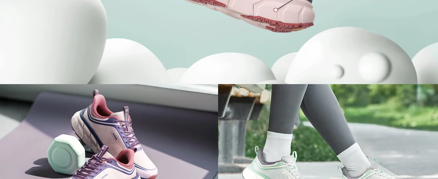 Fitville Women'S Walking Shoes Wide Toe Box Sneakers Non-Slip Athletic Tennis Running Shoes For Swollen Feet Pain Relief