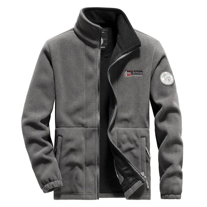 Norway Outdoors Polar Fleece Jacket Men Thicken Thermal Fleece Tactical Sport Coat Militar Softshell Hiking Outdoor Army Jackets