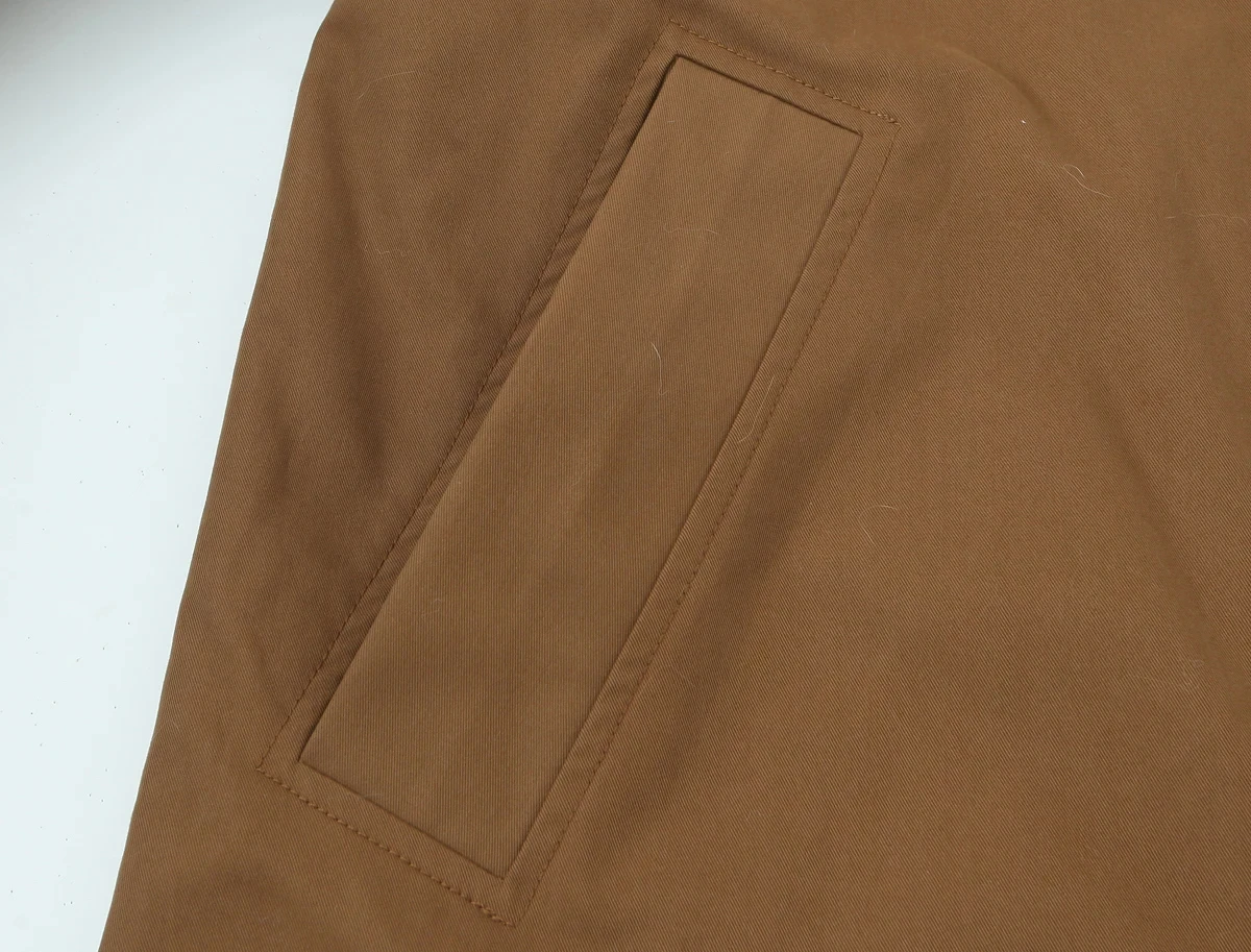 KONDALA Urban Vintage Trench Coat Women's Fall Winter Brown Reversible Wear Long Coat 2025 Fashion Elegant Commute Ladies Coat
