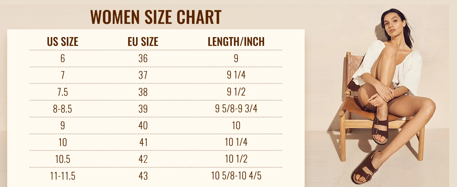 Litfun Summer Classic Women's Cork Sandals Cow Suede Slides With Arch Support Anti-slip Unisex Slippers With Adjustable Buckle