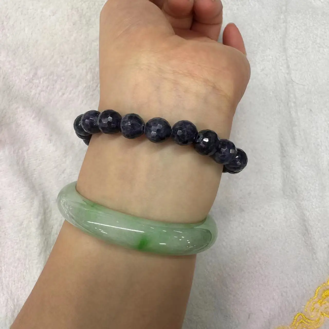 AAA Quality Natural Cutting Sapphire Stone Bead Bracelet Natural Stone Bracelet Senior Jewelry Female for Gift Wholesale!8.6-9mm