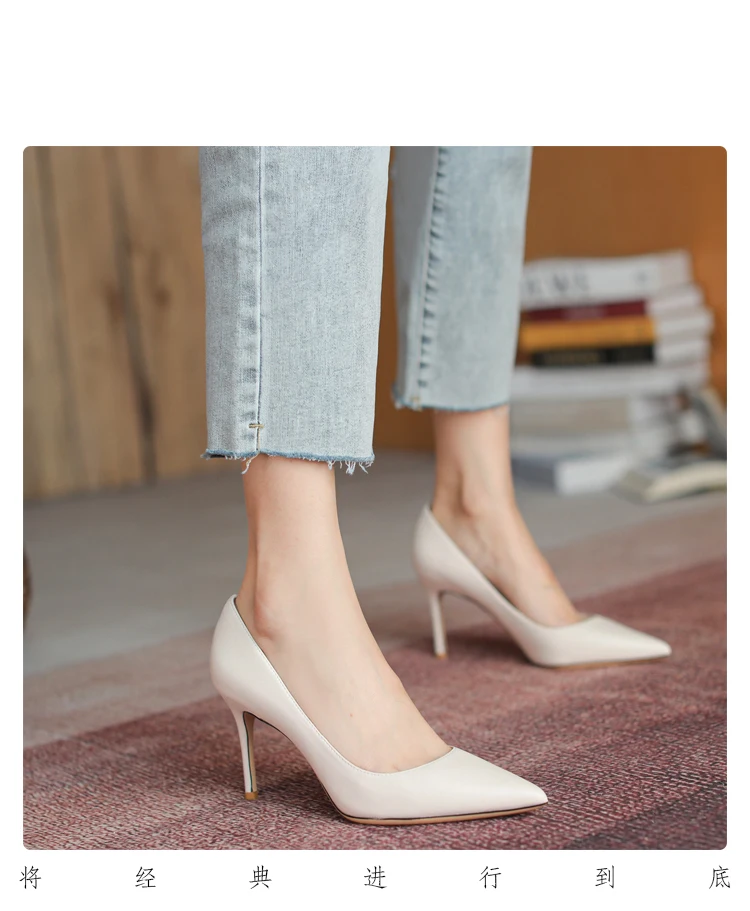 Elegant Heels Luxury Star Style Women's High Heels Elegant Matte Classic Pumps Pointed Toe Thin Heel Prom Shoes for Women 2026