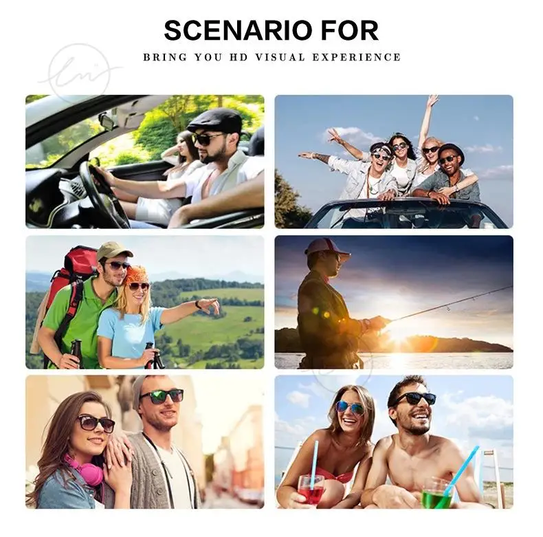 LM Classic Round Polarized Sunglasses Women Men Tea Lens Outdoor Driving Shades Vintage Sun Glasses Unisex UV400 Gafas De Sol
