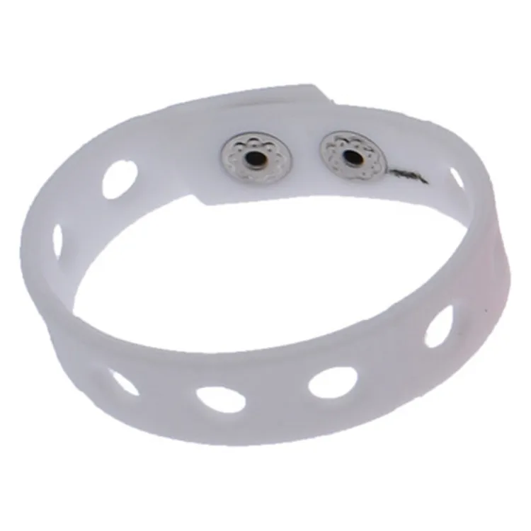 20pcs/lot Mix Style Random Silicone Bracelet Wristband 18cm Fit Shoe Charms Shoe Buckle Wristband Rubber Wrist Strap