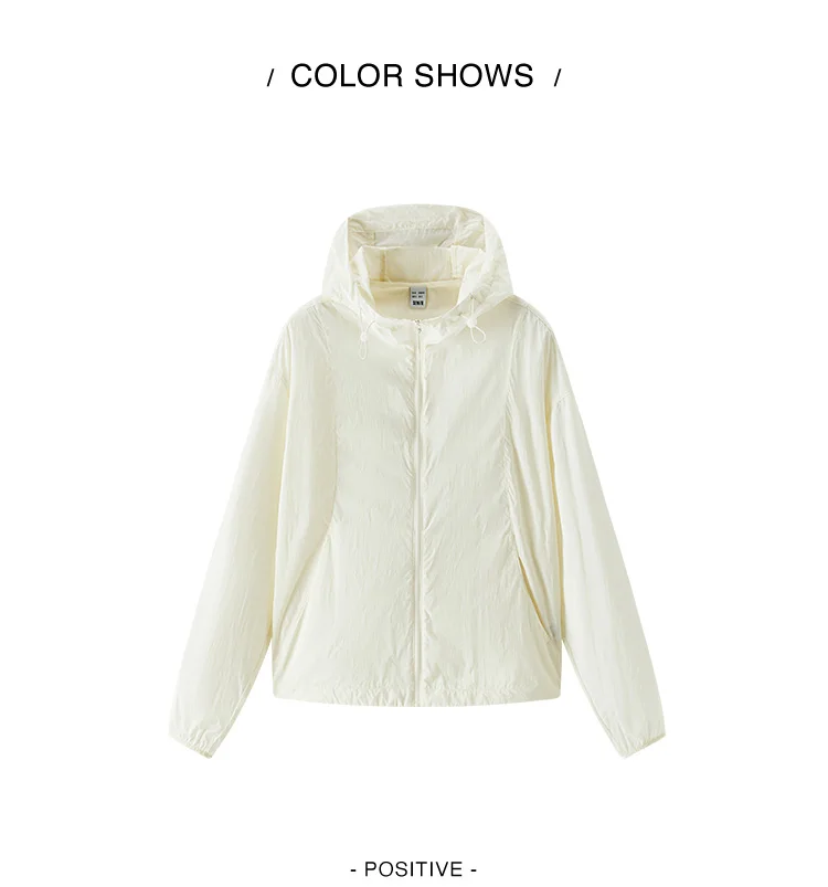 Semir Jacket Women Loose Slimming Summer 2025 New Cool Feeling Hooded Sun Protection Coat for Casual Style