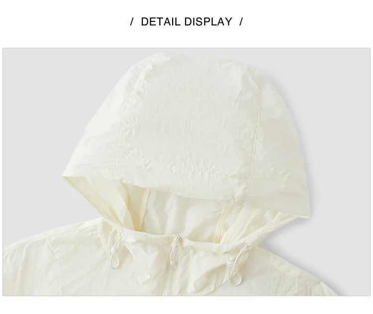 Semir Jacket Women Loose Slimming Summer 2025 New Cool Feeling Hooded Sun Protection Coat for Casual Style