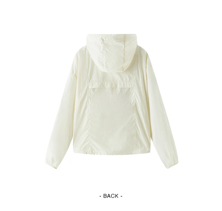 Semir Jacket Women Loose Slimming Summer 2025 New Cool Feeling Hooded Sun Protection Coat for Casual Style