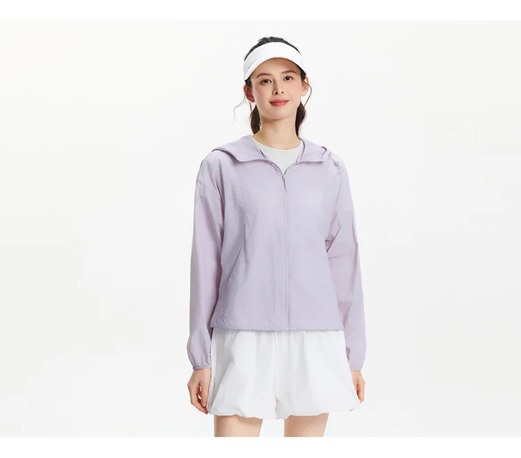 Semir Jacket Women Loose Slimming Summer 2025 New Cool Feeling Hooded Sun Protection Coat for Casual Style