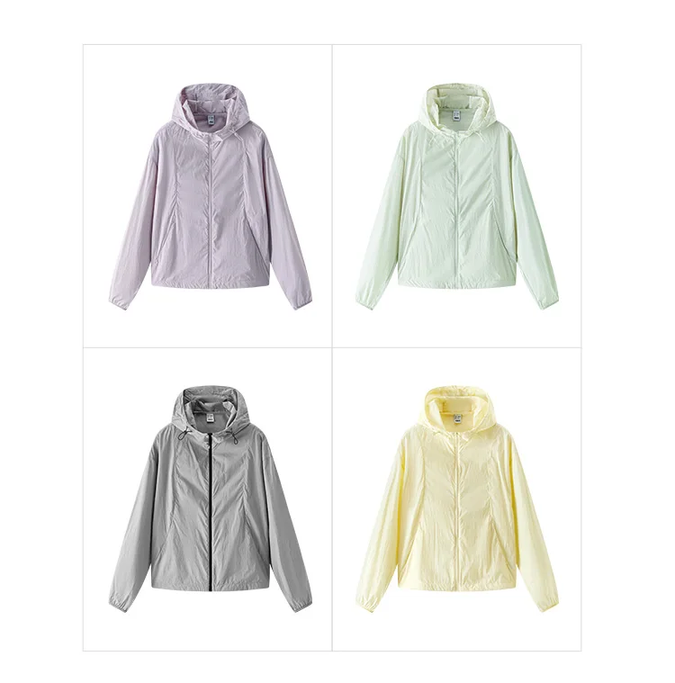 Semir Jacket Women Loose Slimming Summer 2025 New Cool Feeling Hooded Sun Protection Coat for Casual Style
