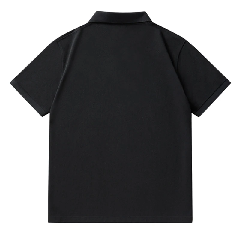 Men Plus Size Polo Shirt Oversized 6XL 7XL Summer Short Sleeve T Shirts Black Loose Male Shirt Men Clothing Ropa Para Hombre