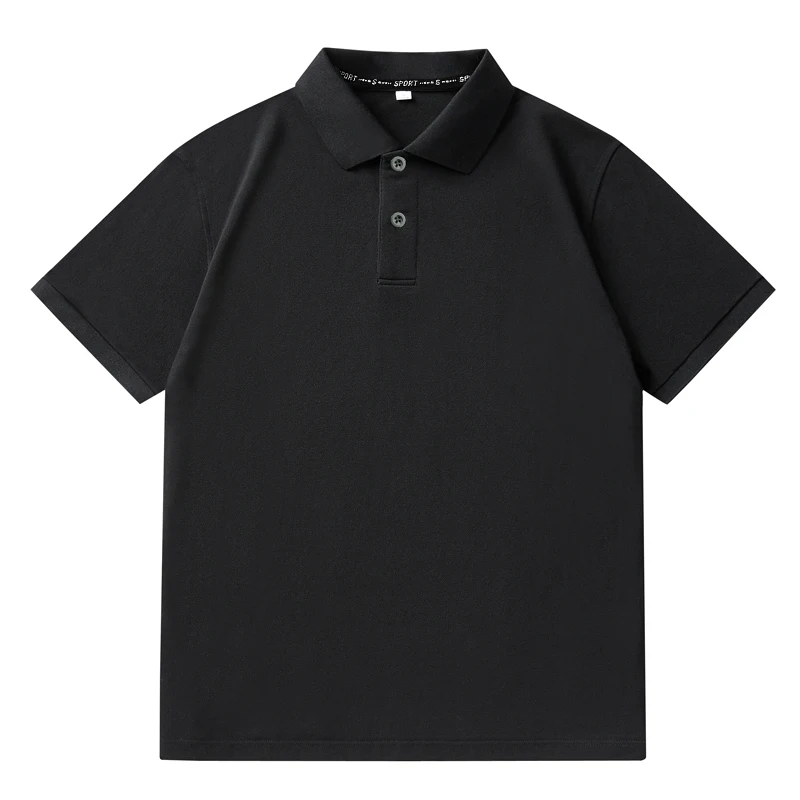 Men Plus Size Polo Shirt Oversized 6XL 7XL Summer Short Sleeve T Shirts Black Loose Male Shirt Men Clothing Ropa Para Hombre