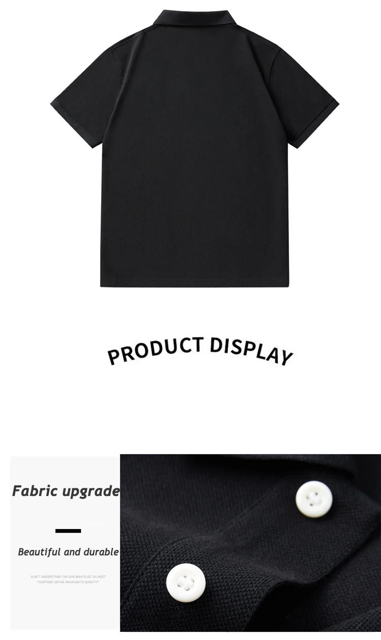 Men Plus Size Polo Shirt Oversized 6XL 7XL Summer Short Sleeve T Shirts Black Loose Male Shirt Men Clothing Ropa Para Hombre