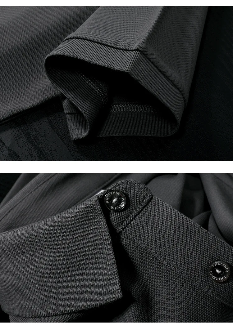 Men Plus Size Polo Shirt Oversized 6XL 7XL Summer Short Sleeve T Shirts Black Loose Male Shirt Men Clothing Ropa Para Hombre