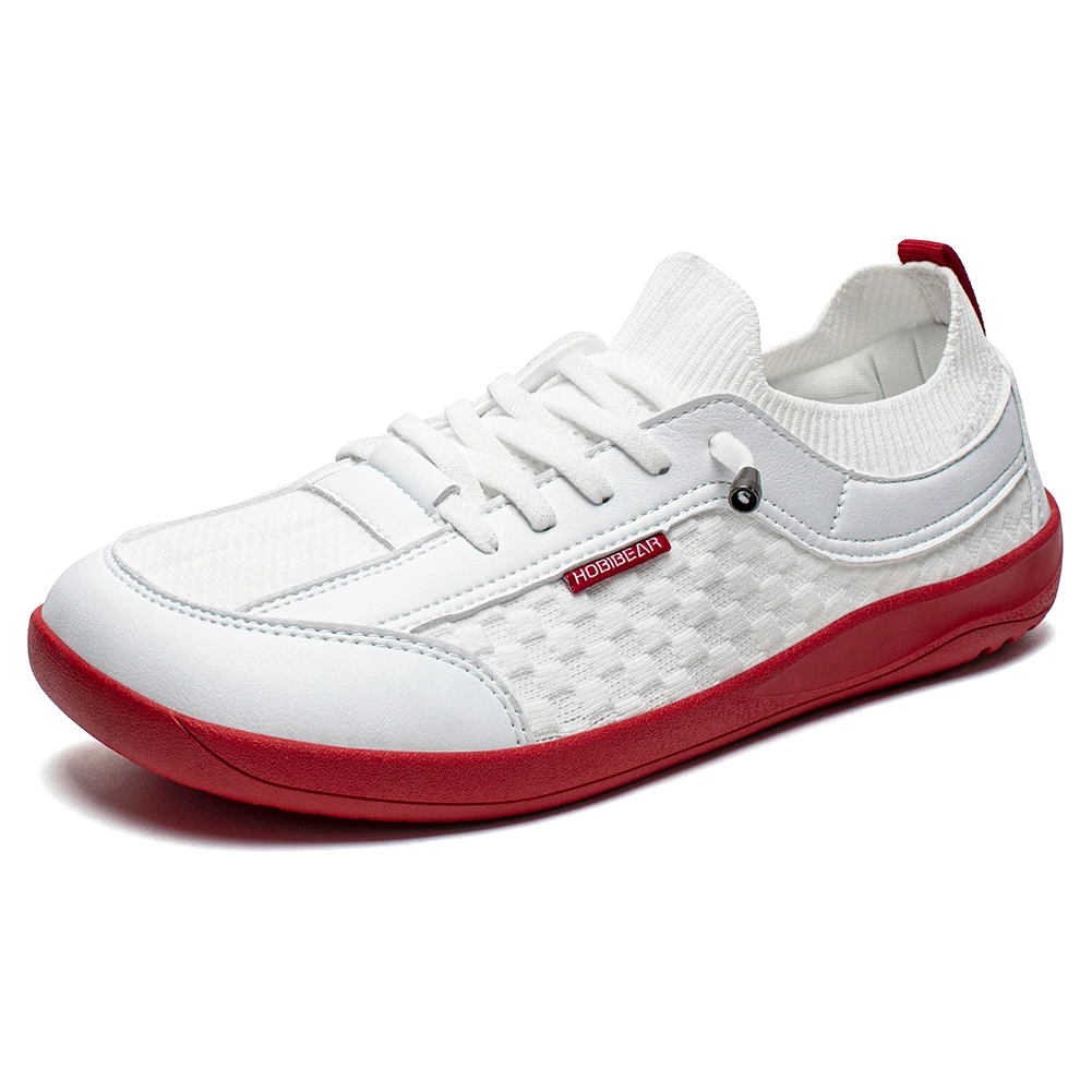 HOBIBEAR Unisex Barefoot Shoes Zero Drop Wide Toe Sneaker Slip On Lightweight Walking Breathable Minimalist Outdoor Shoes