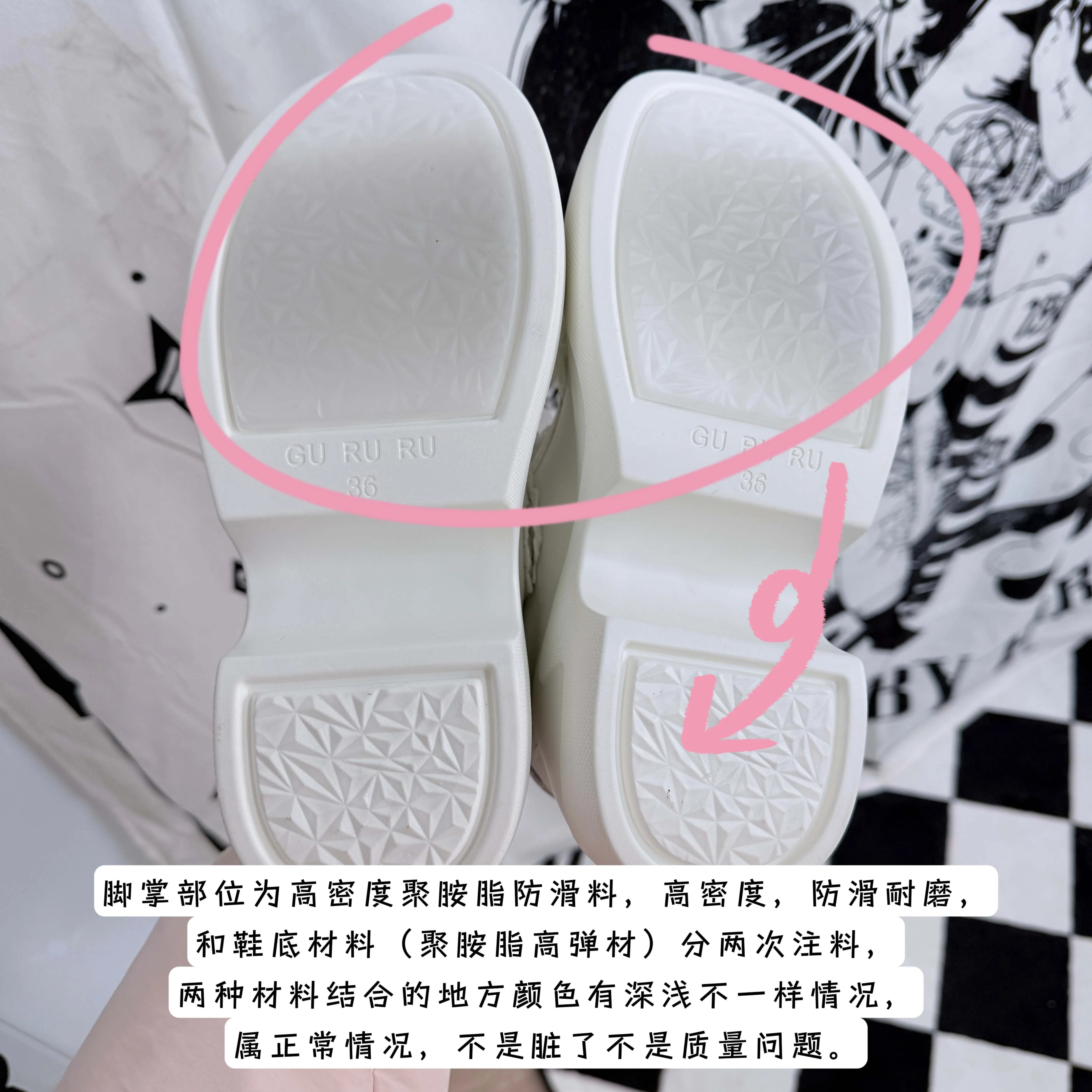 Spring Rilei Gururu Original Sweet Girl Single Shoes Shallow Mouth Spring/summer Lolita Girl Lace Bow Sports Shoes