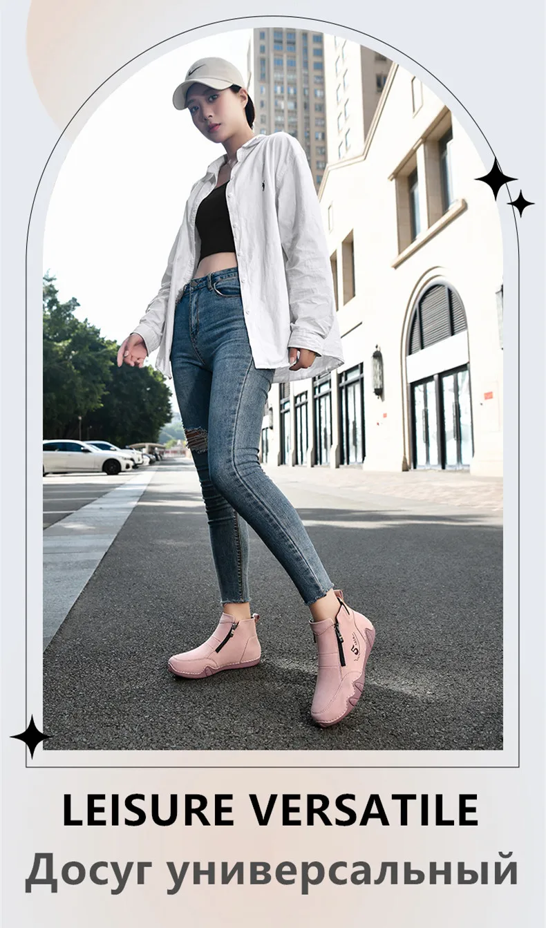 New Spring Women Ankle Boots Outdoor Casual Walking Boots Fashion Comfortable Women's Shoes High Top Autumn Women's Sneakers