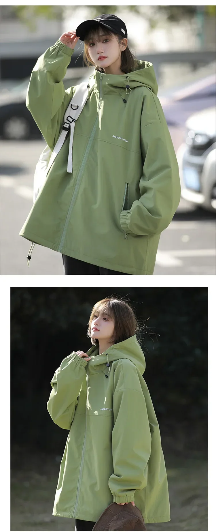 Autumn Women Japanese Baseball Windbreaker Jackets Long Sleeve Single Outerwear Coat High Street Harajuku Fashion Bomber Jacket