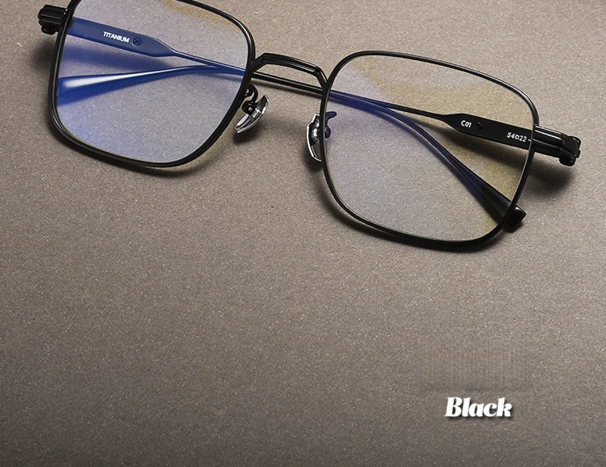 F·DRACON Ultra-light Business Men's Glasses Frame Square Pure Titanium Big Face Full Frame Optical Prescription Frame 80984